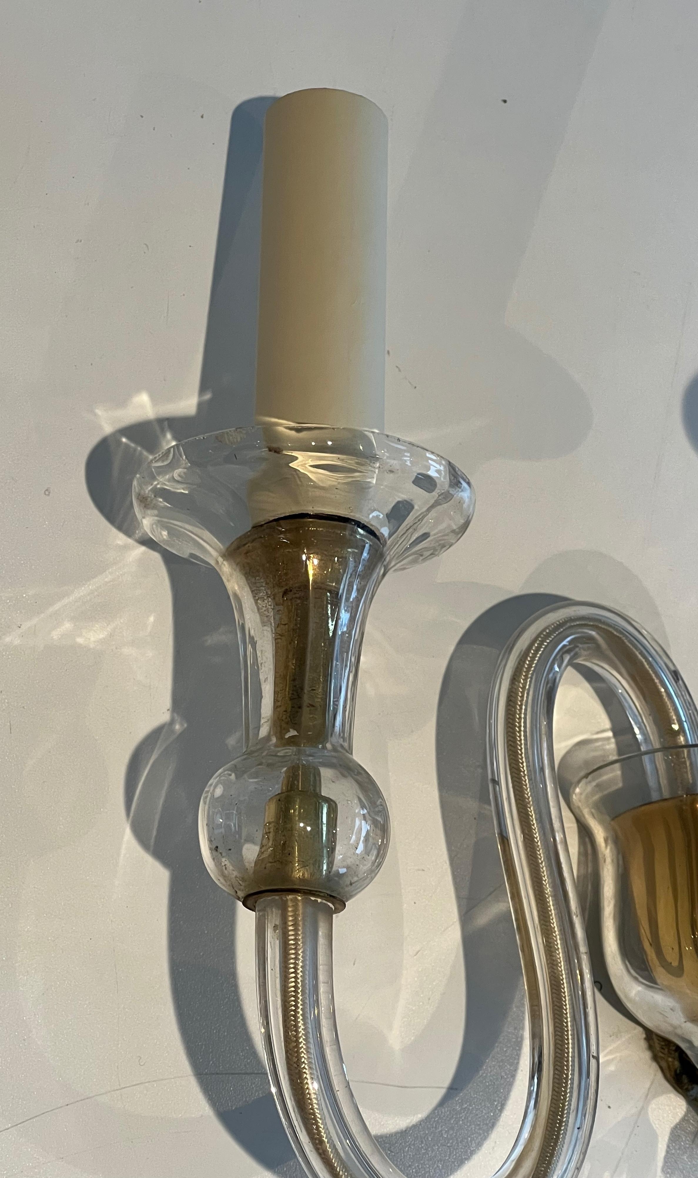 Pair of Dolphin Wall Sconces by Maison Jansen For Sale 7