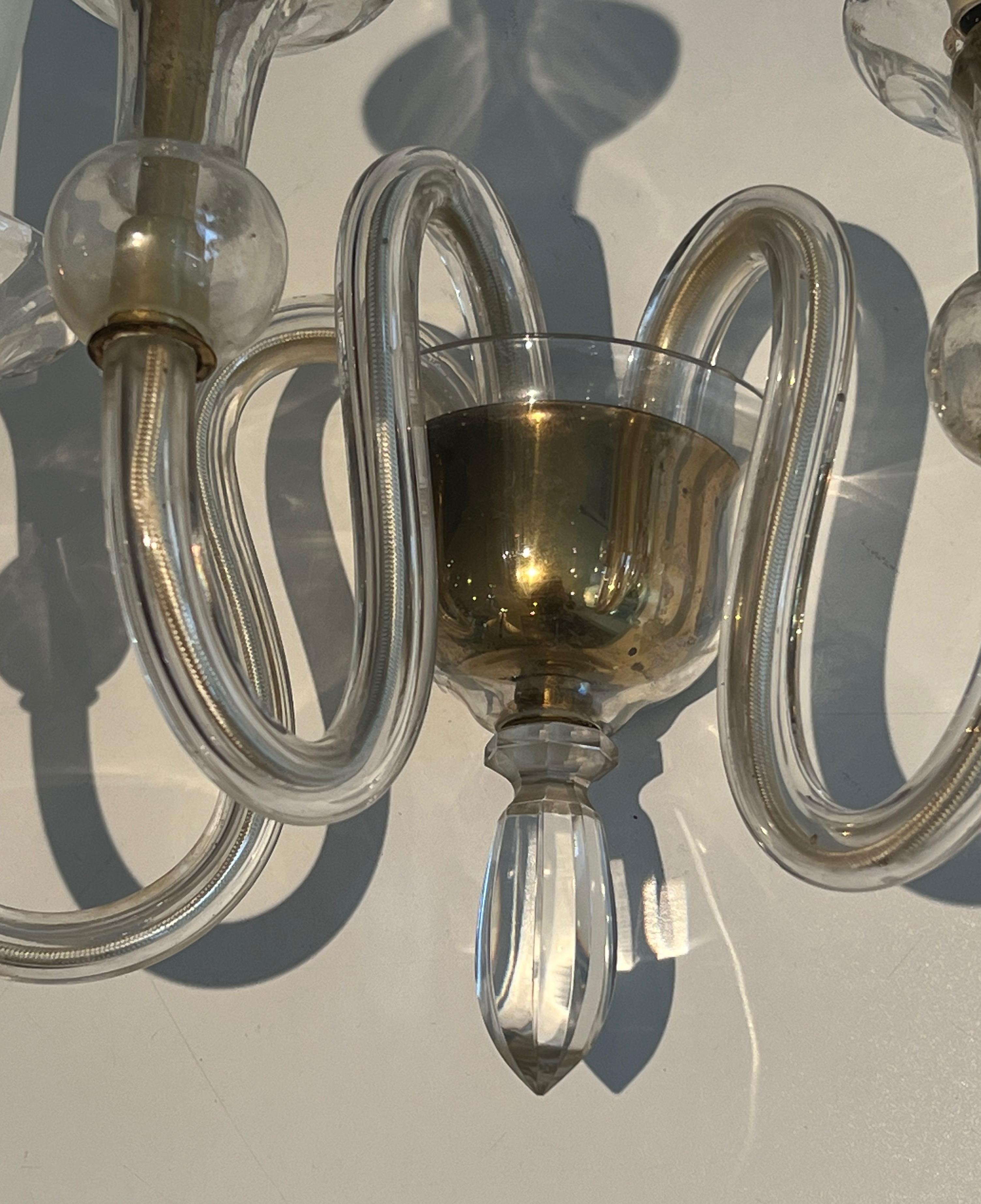 Pair of Dolphin Wall Sconces by Maison Jansen For Sale 8