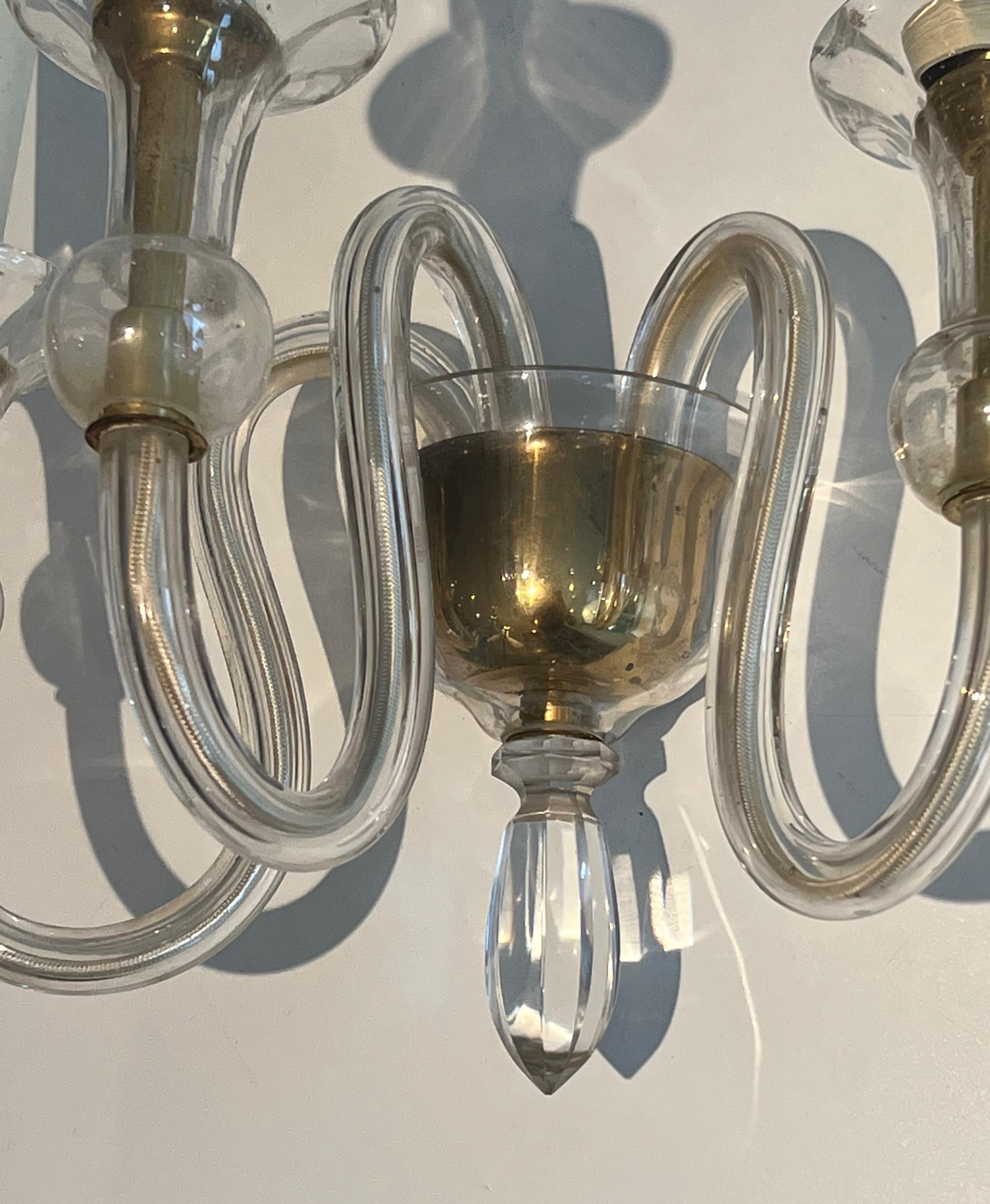 Pair of Dolphin Wall Sconces by Maison Jansen For Sale 2