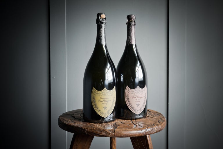 Pair of Dom Perignon Dummy Bottles For Sale at 1stDibs dummy wine bottles