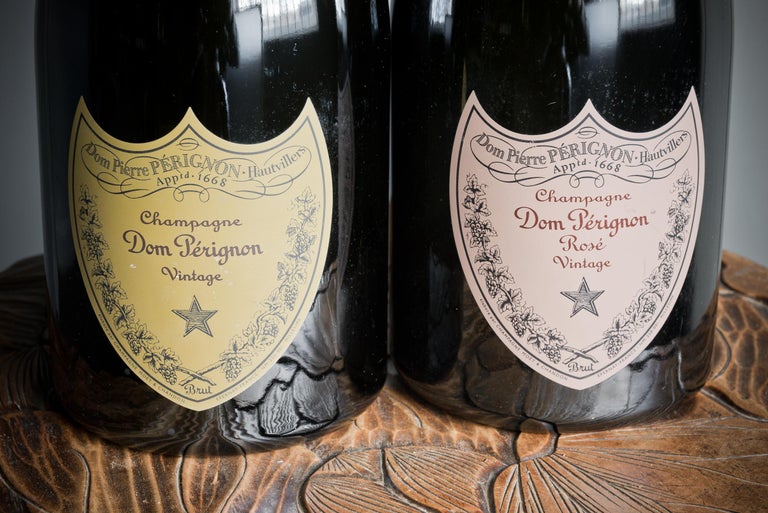 Pair of Dom Perignon Dummy Bottles For Sale at 1stDibs dummy wine bottles