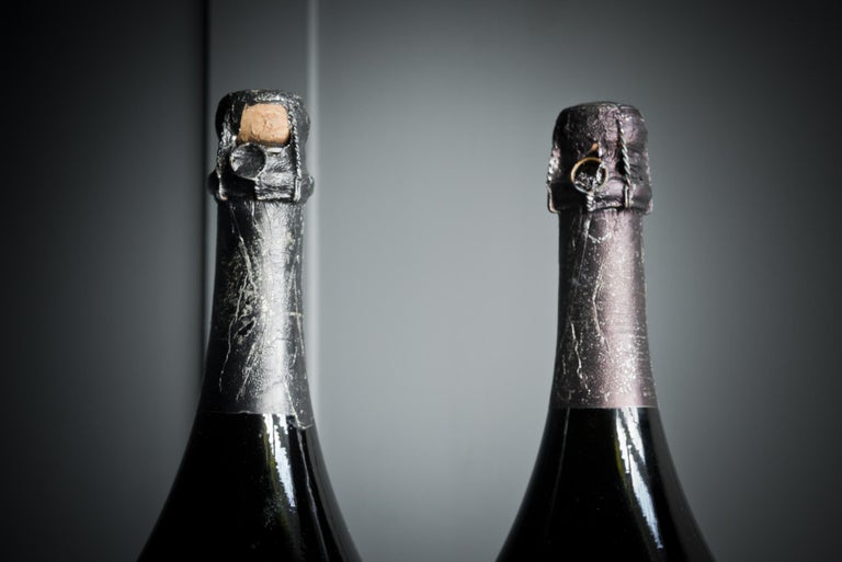 Pair of Dom Perignon Dummy Bottles For Sale at 1stDibs dummy wine bottles