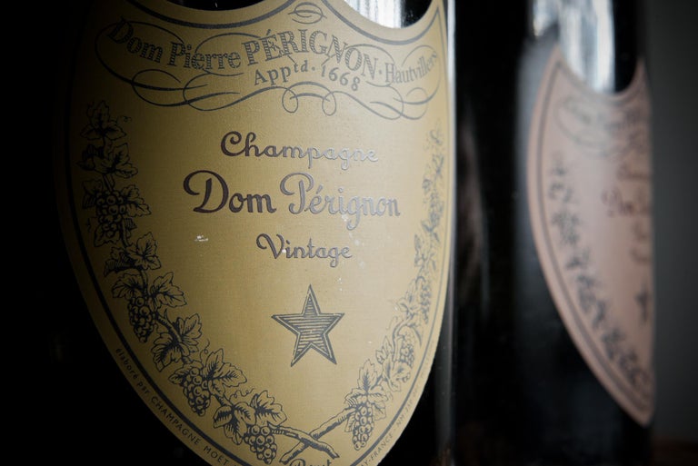 Pair of Dom Perignon Dummy Bottles For Sale at 1stDibs dummy wine bottles