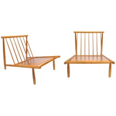 Pair of "Domus 1" Lounge Chairs by Alf Svensson for DUX