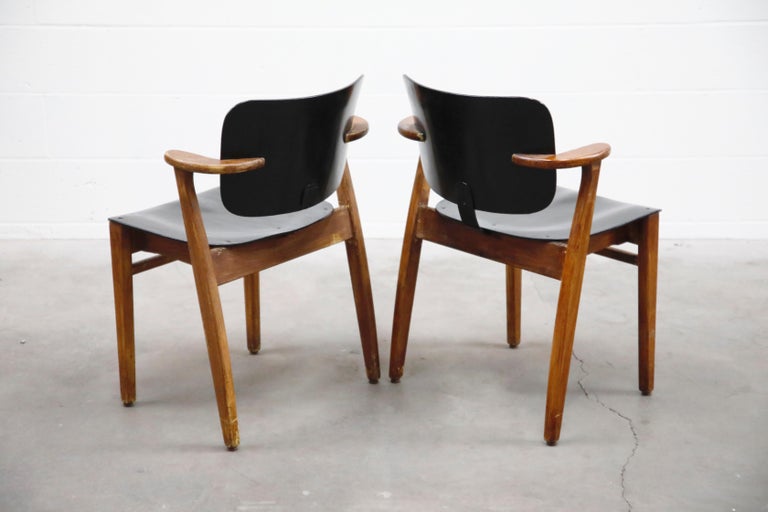 Pair of 'Domus' Armchairs by Ilmari Tapiovaara, circa 1947, Finland at ...