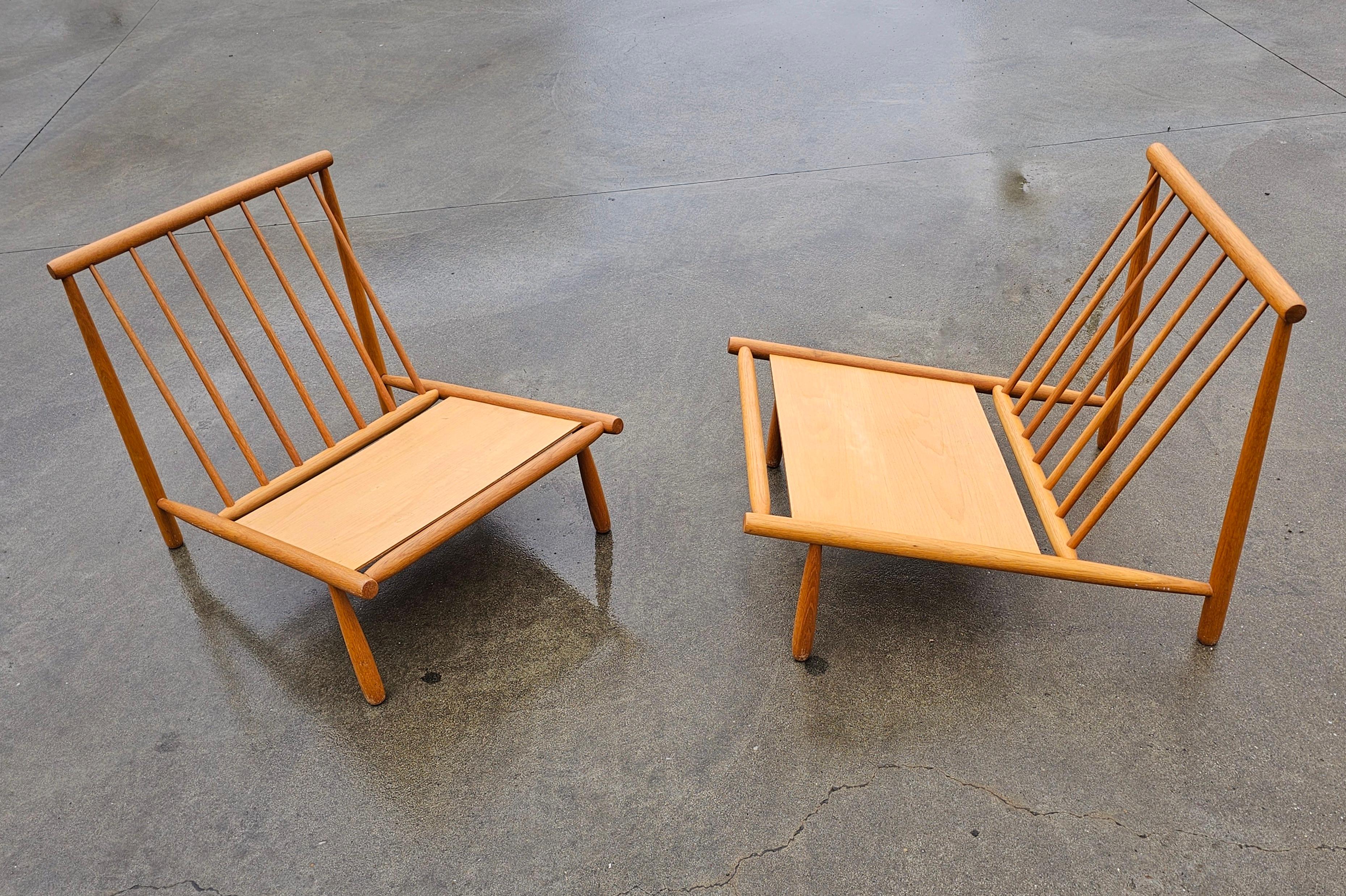 Pair of Domus Lounge Chairs by Alf Svensson for Dux Sweden, Sweden 1960s 8