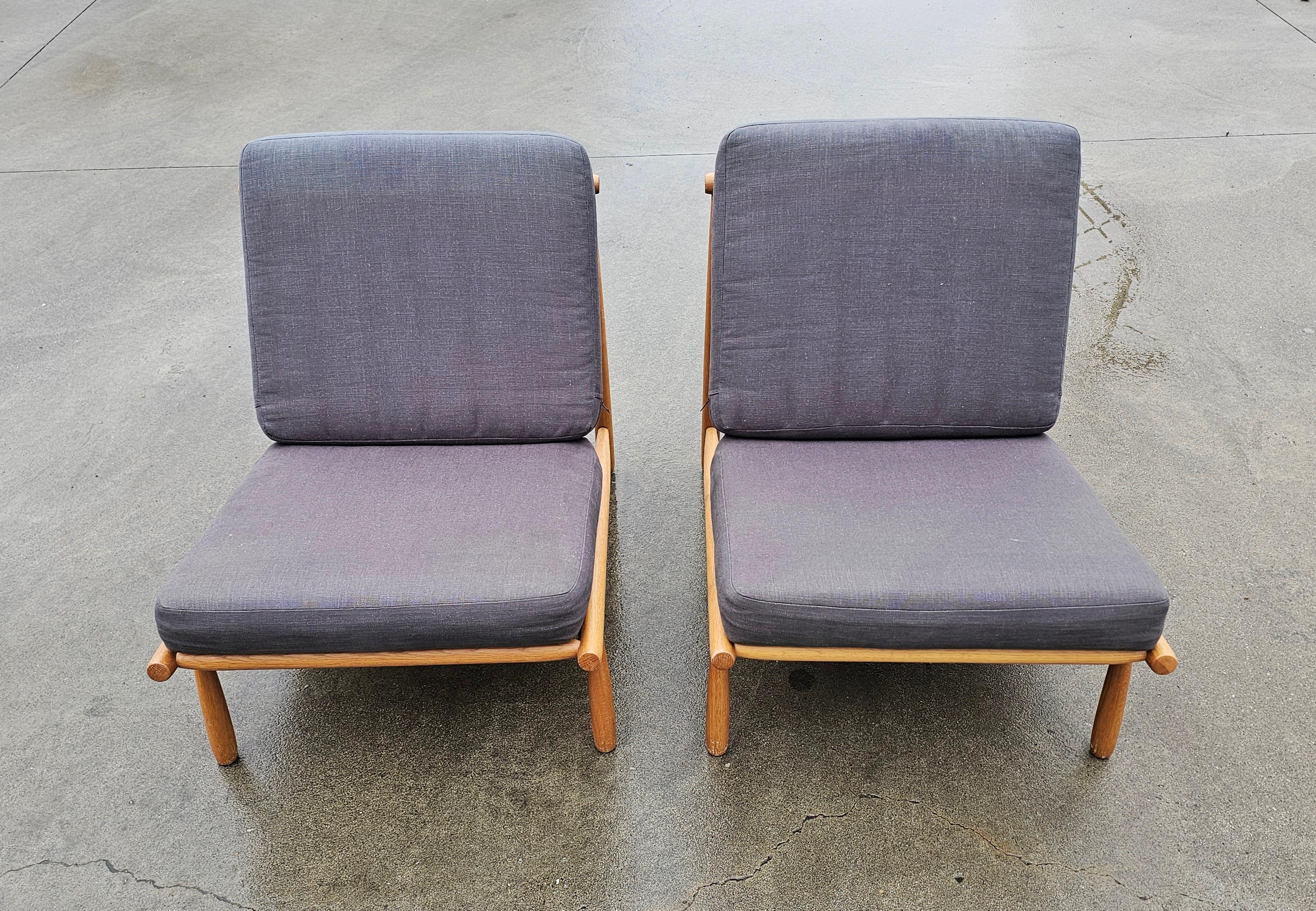 Swedish Pair of Domus Lounge Chairs by Alf Svensson for Dux Sweden, Sweden 1960s For Sale