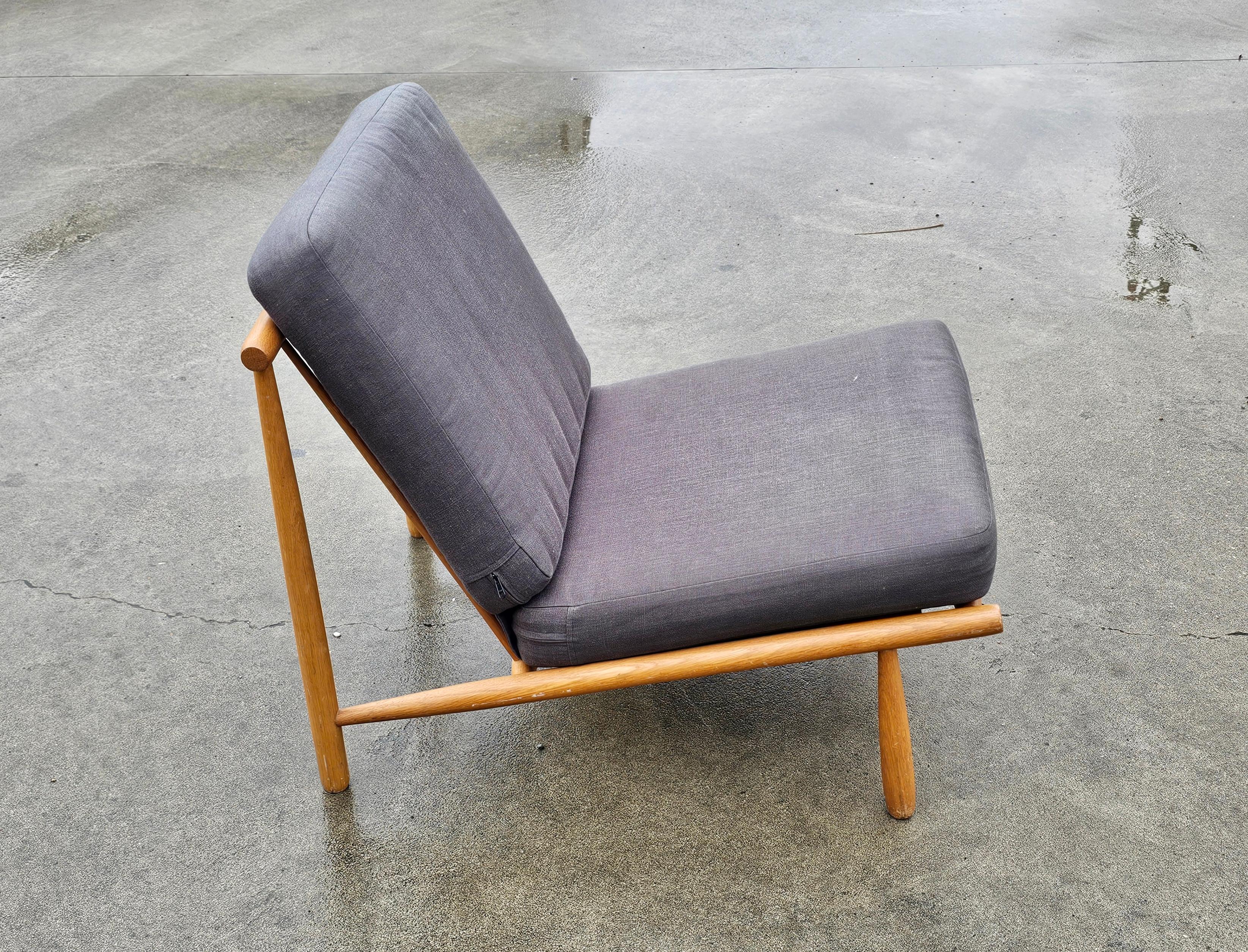 Pair of Domus Lounge Chairs by Alf Svensson for Dux Sweden, Sweden 1960s 1
