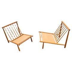 Pair of Domus Lounge Chairs by Alf Svensson for Dux Sweden, Sweden 1960s