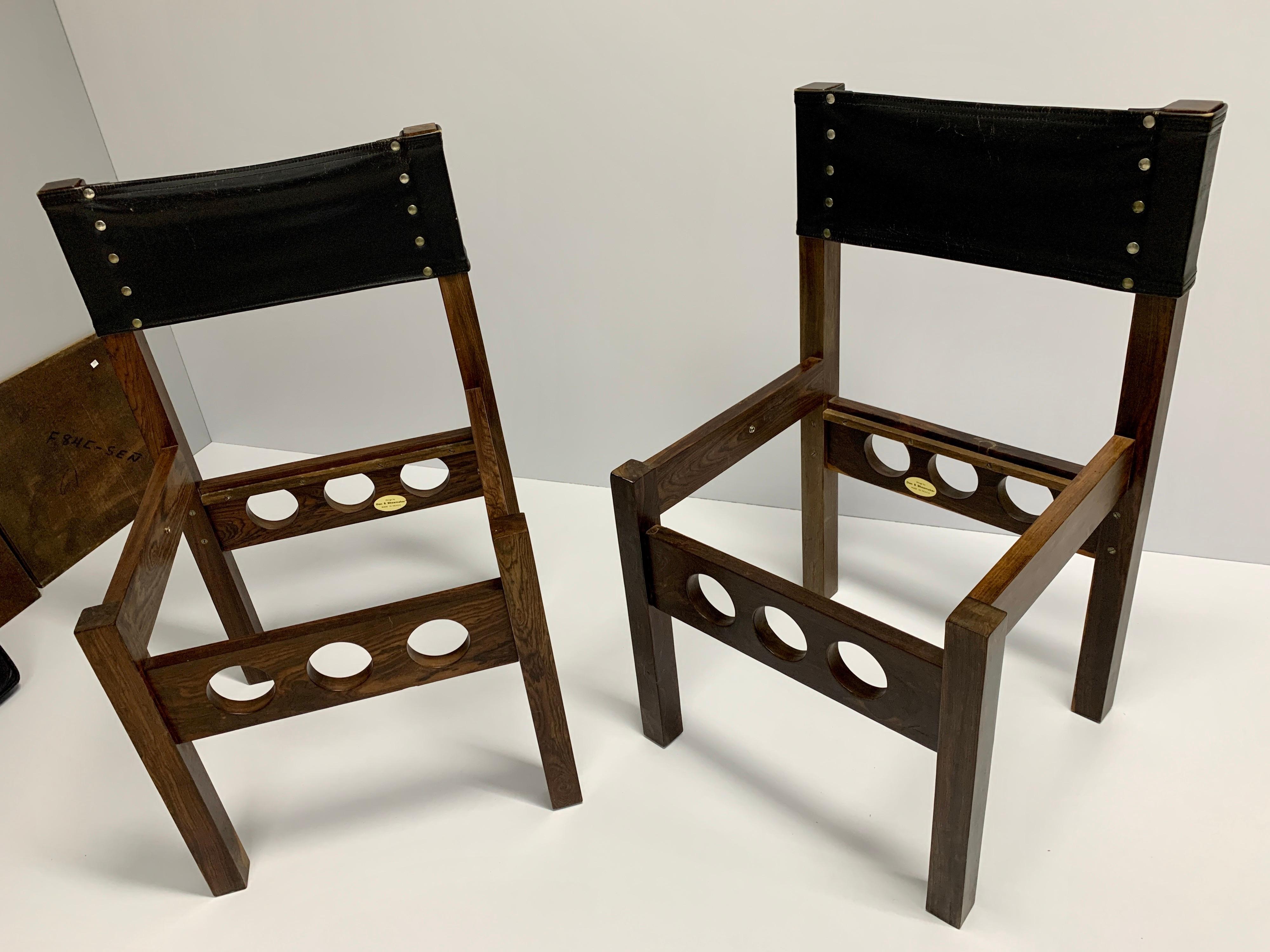 Pair of Don Shoemaker Dining Chairs For Sale 2