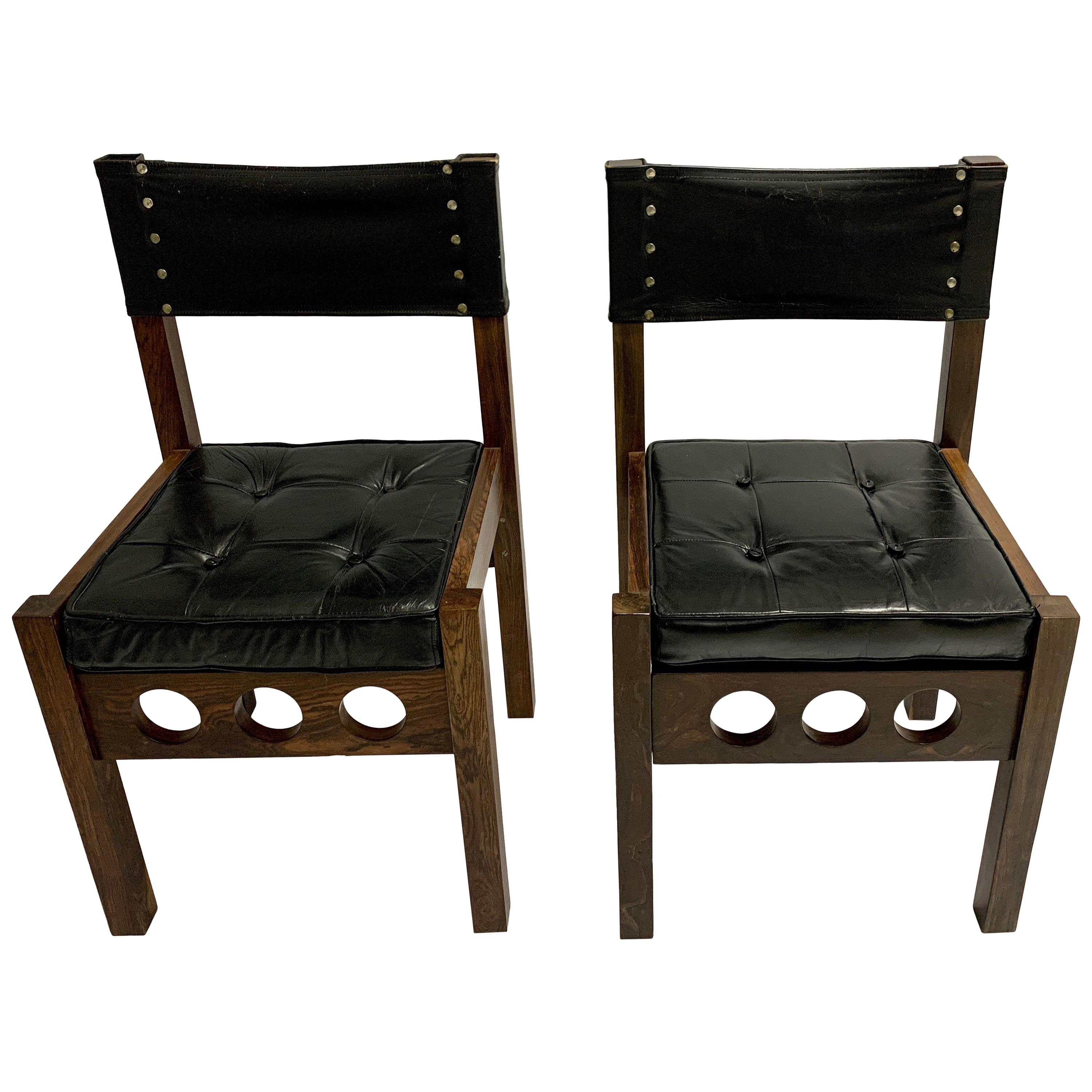 Pair of Don Shoemaker Dining Chairs For Sale
