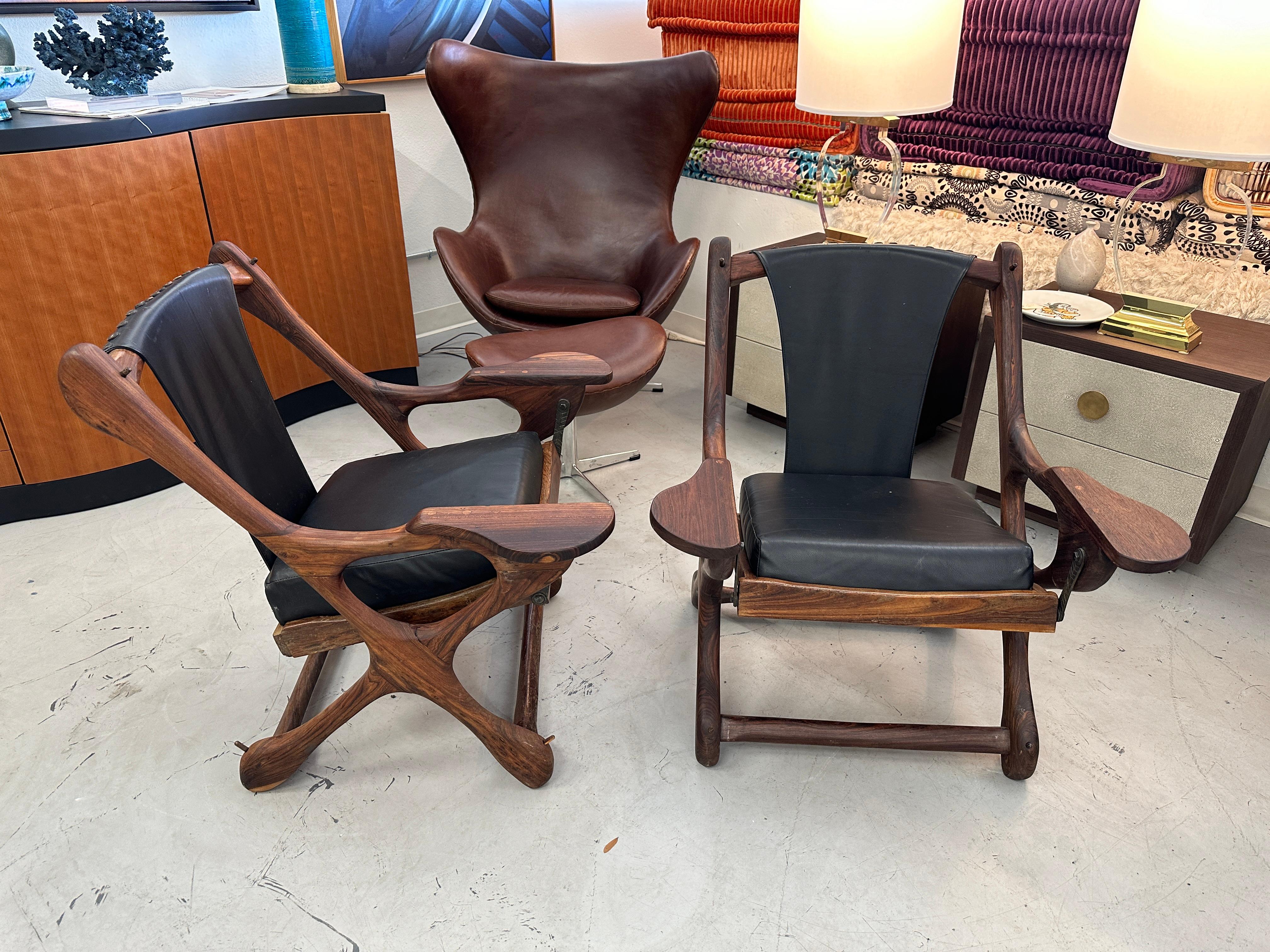 Pair of Don Shoemaker for Senal Sling Chairs For Sale 10
