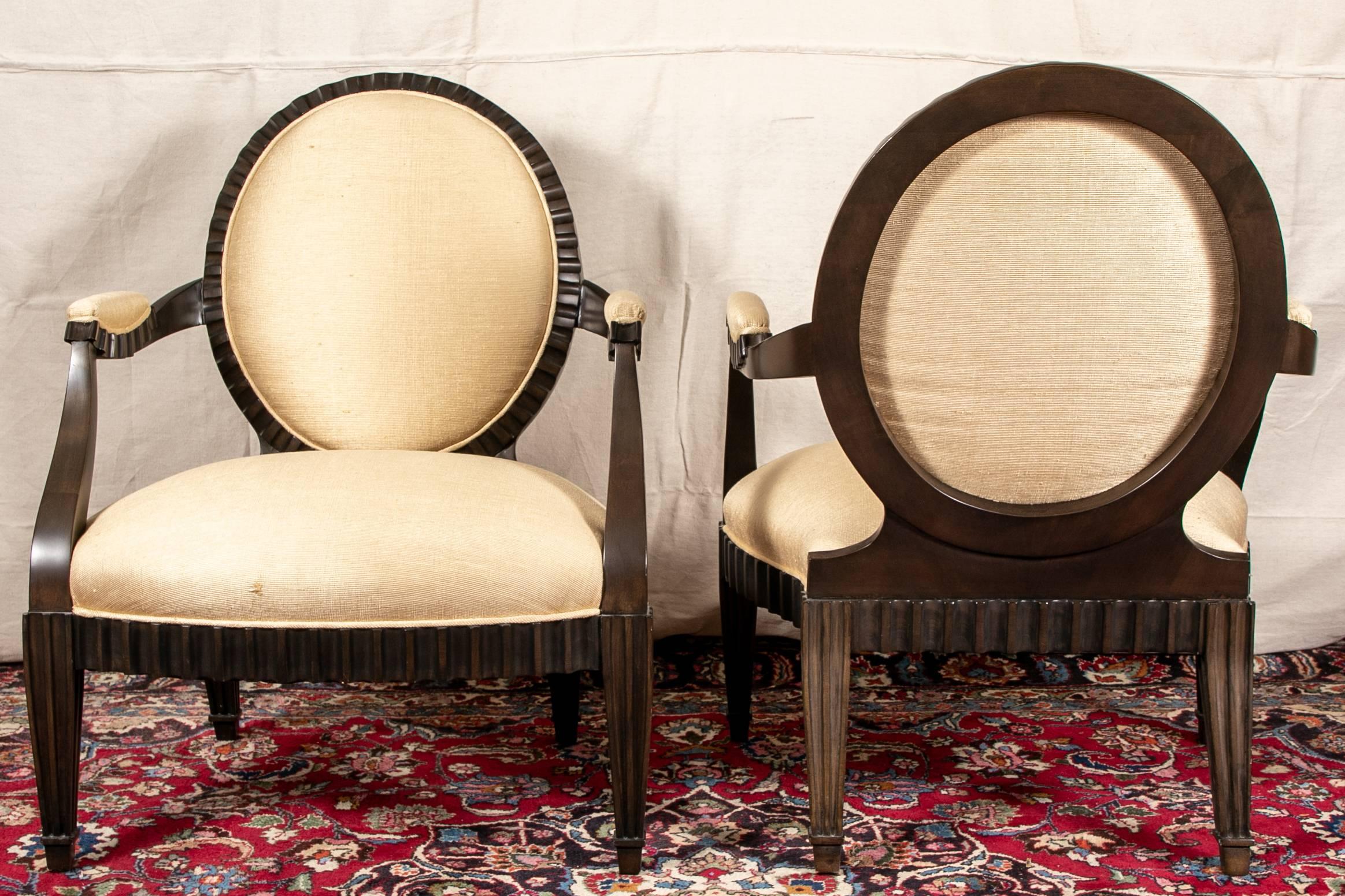 Paire de fauteuils Donghia 