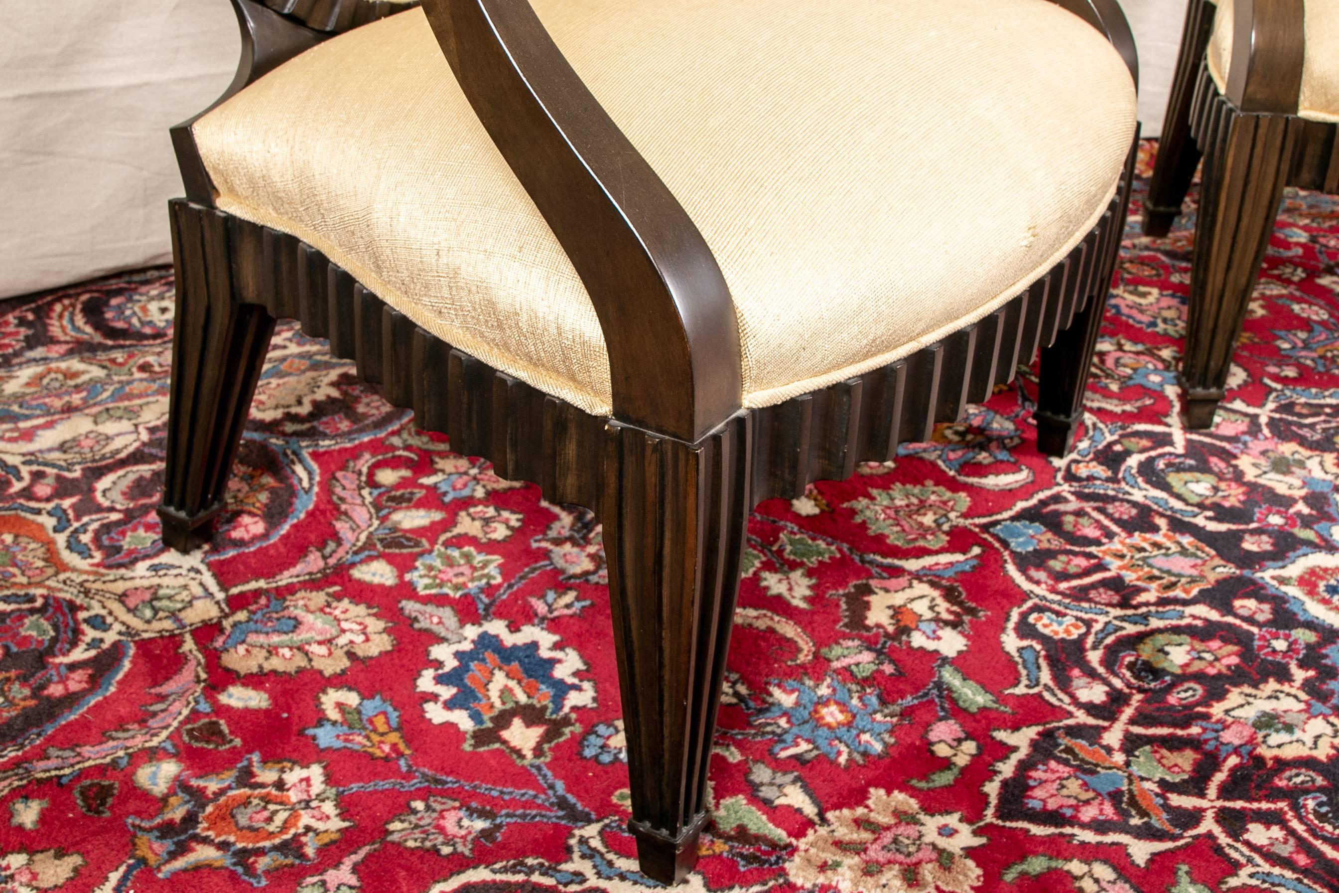 20ième siècle Paire de fauteuils Donghia « Grand Soleil »