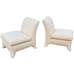 Pair of Donghia Slipper Lounge Chairs