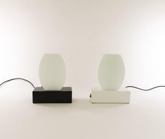 Pair of Dorane Table Lamps by Ettore Sottsass for Stilnovo, 1970s