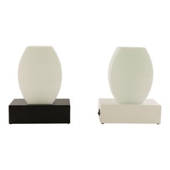Pair of Dorane Table Lamps by Ettore Sottsass for Stilnovo, 1970s