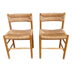 Pair of "Dordogne" Charlotte Perriand Chairs