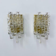 Pair of Doria Leuchten wall lamps sconce , 1970s