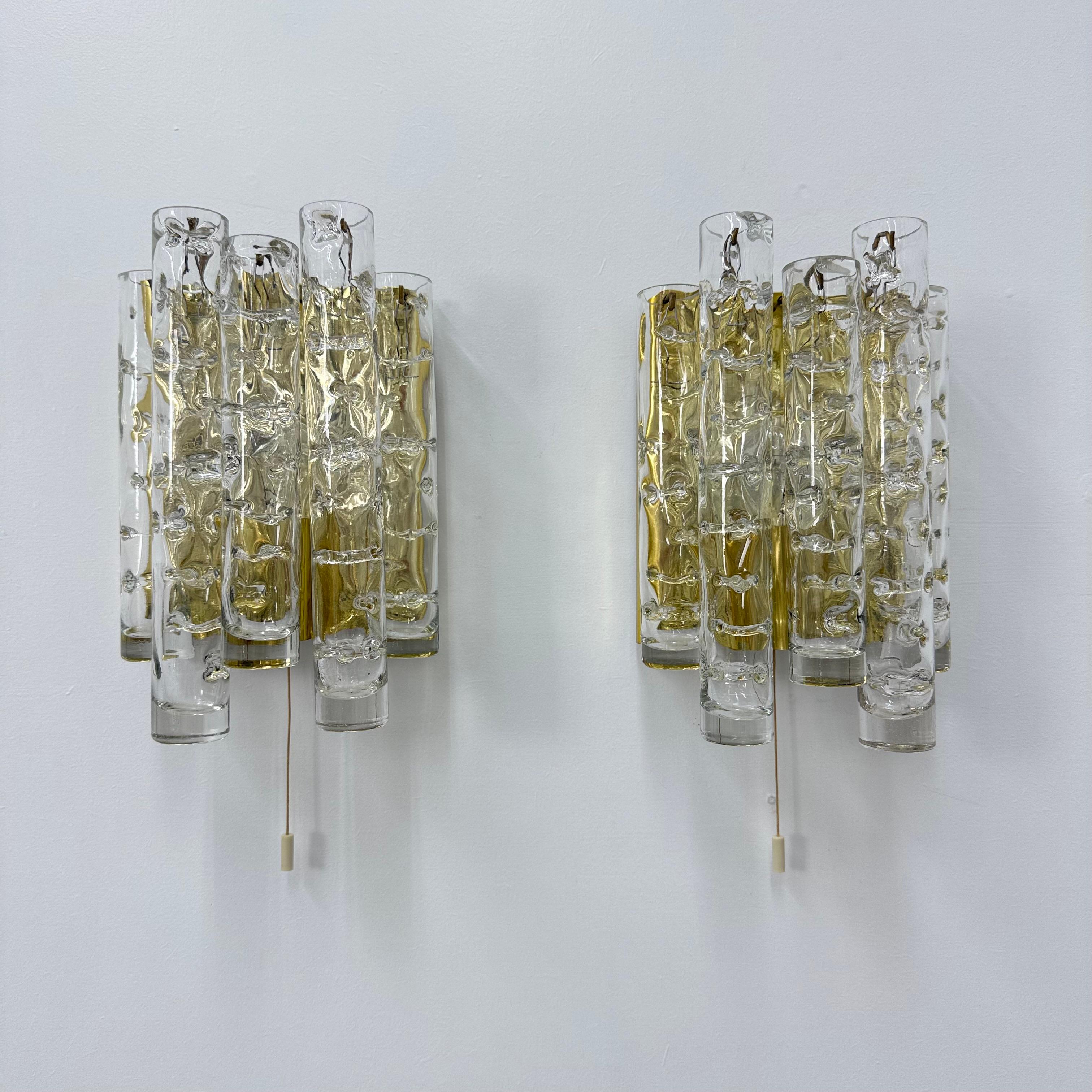 Pareja de apliques Doria Leuchten , años 70 Metal en venta