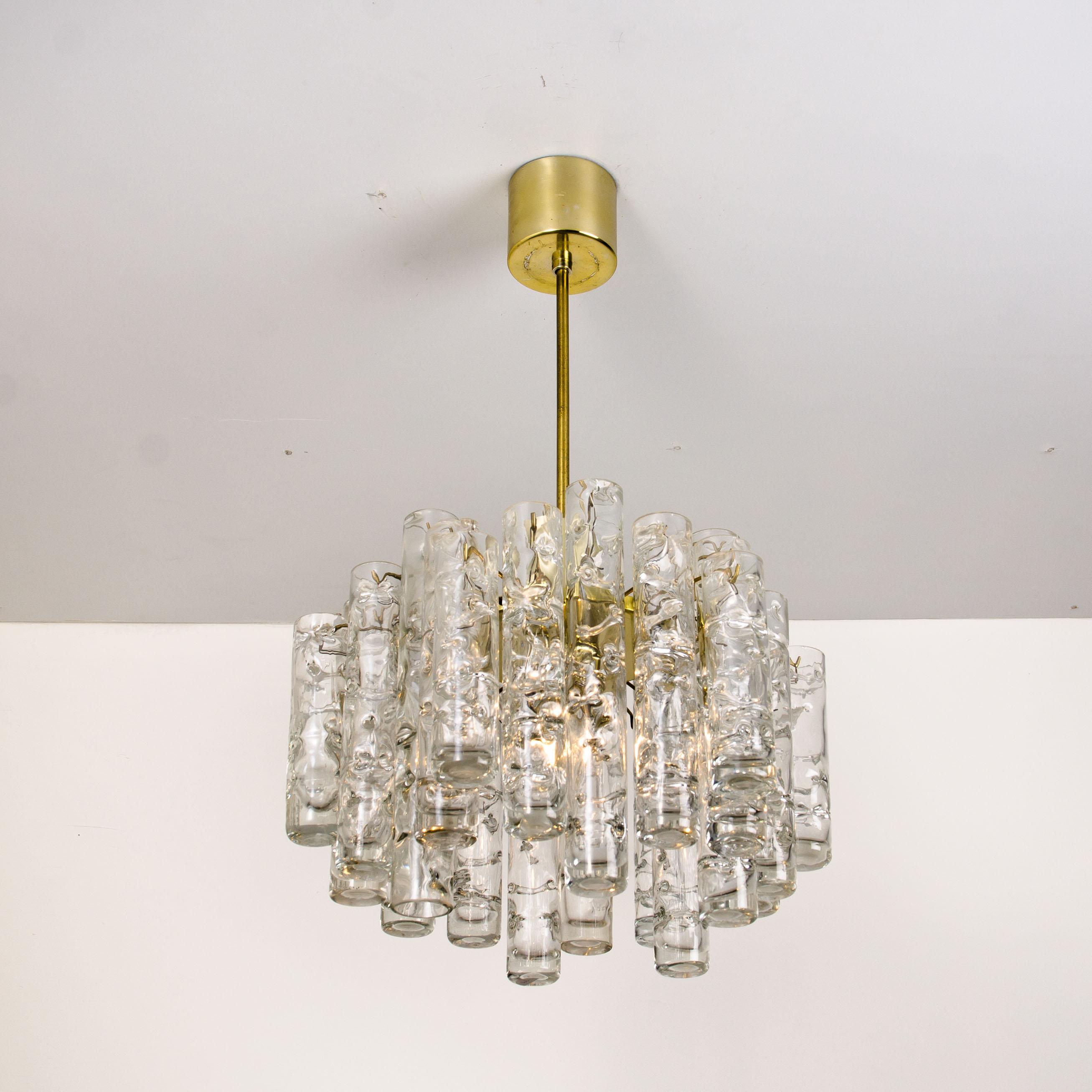 Pair of Doria Wall Lamps in Brass and Glass, 1960s For Sale 5