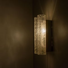 Pair of Doria Wall Lamps in Brass and Glass, 1960s