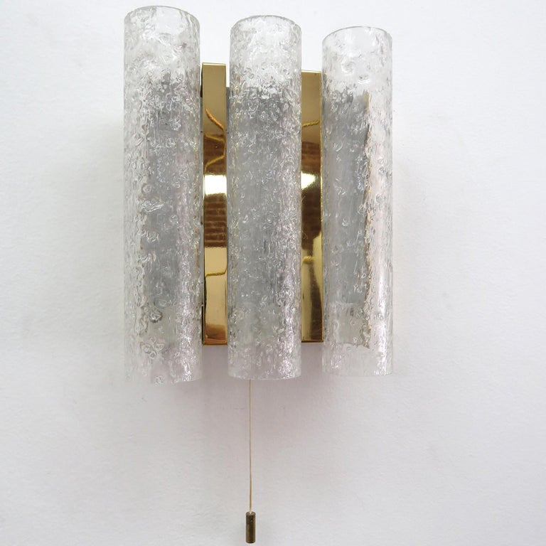 Mid-Century Modern Pair of Doria Wall Lights, 1960 For Sale