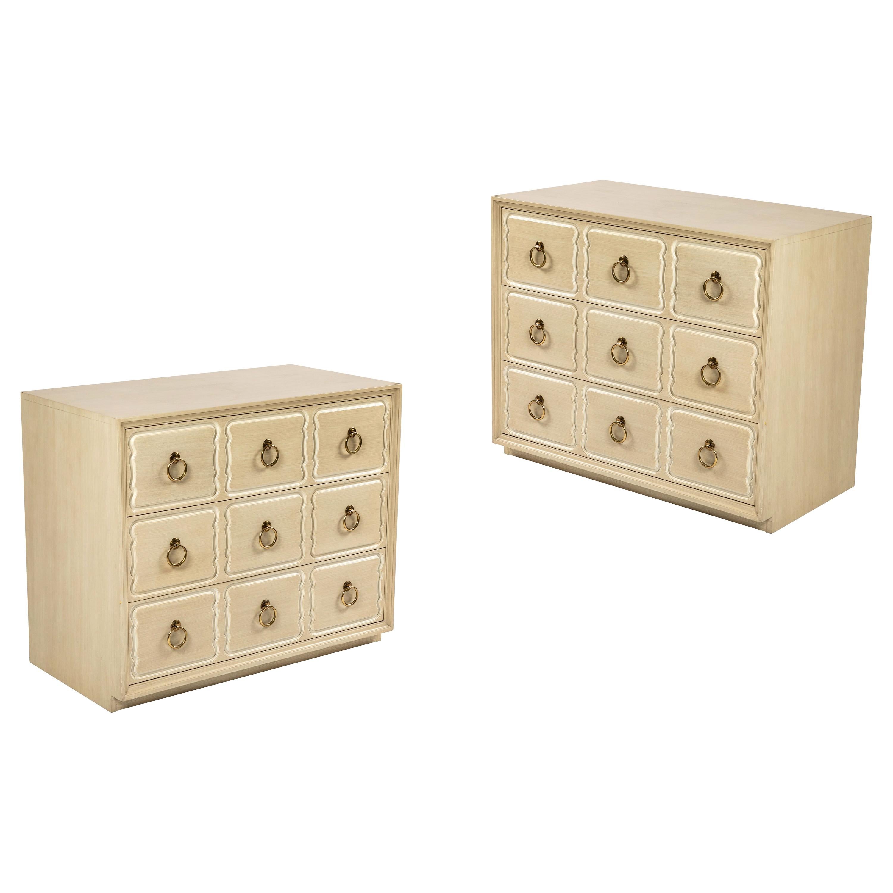 Pair of Dorothy Draper España Chests