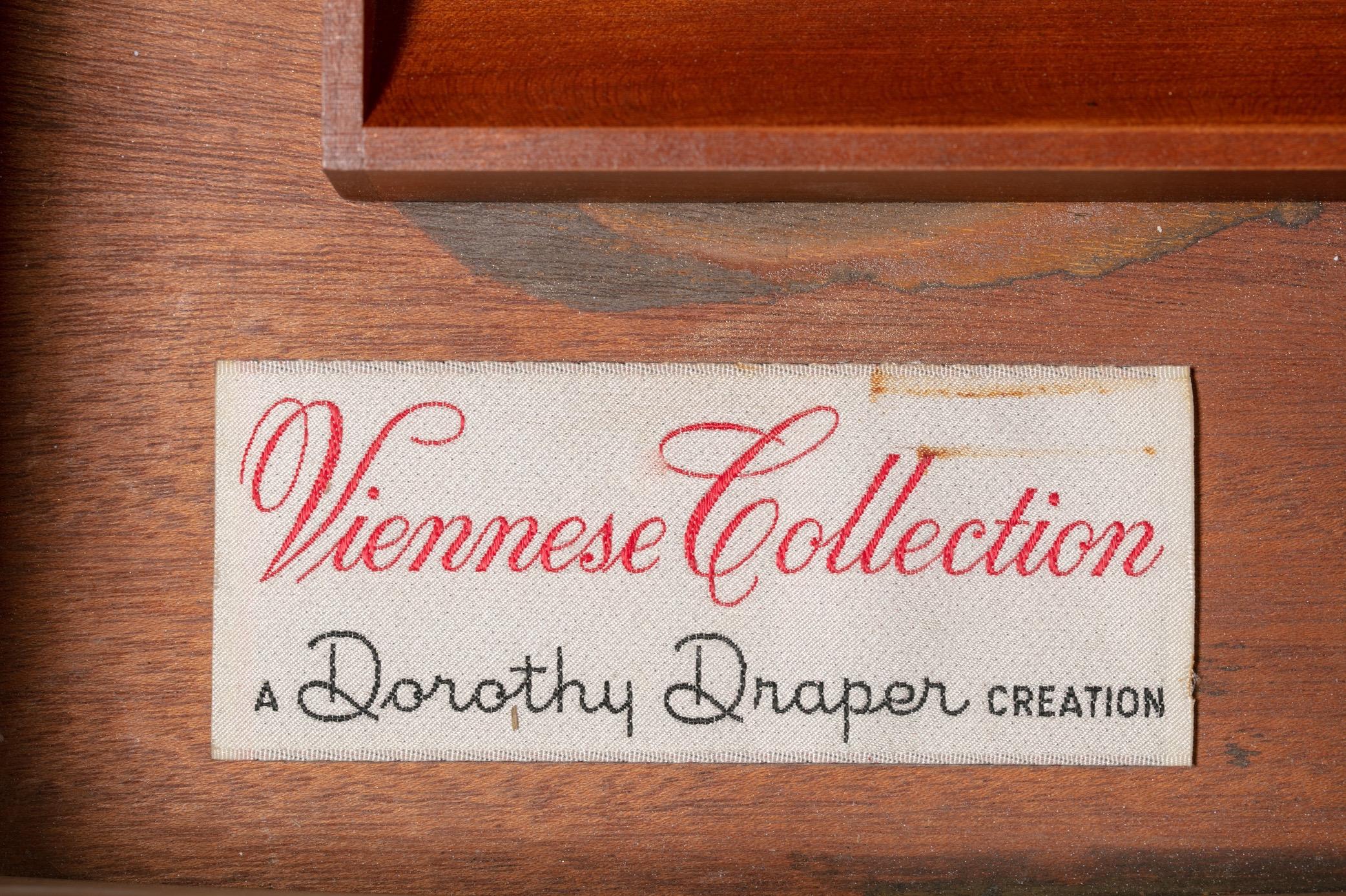 Pair of Dorothy Draper Viennese Collection Chests Lacquered in Ivory, circa 1963 4