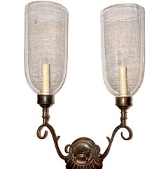 Pair of Double Light Anglo-Indian Sconces