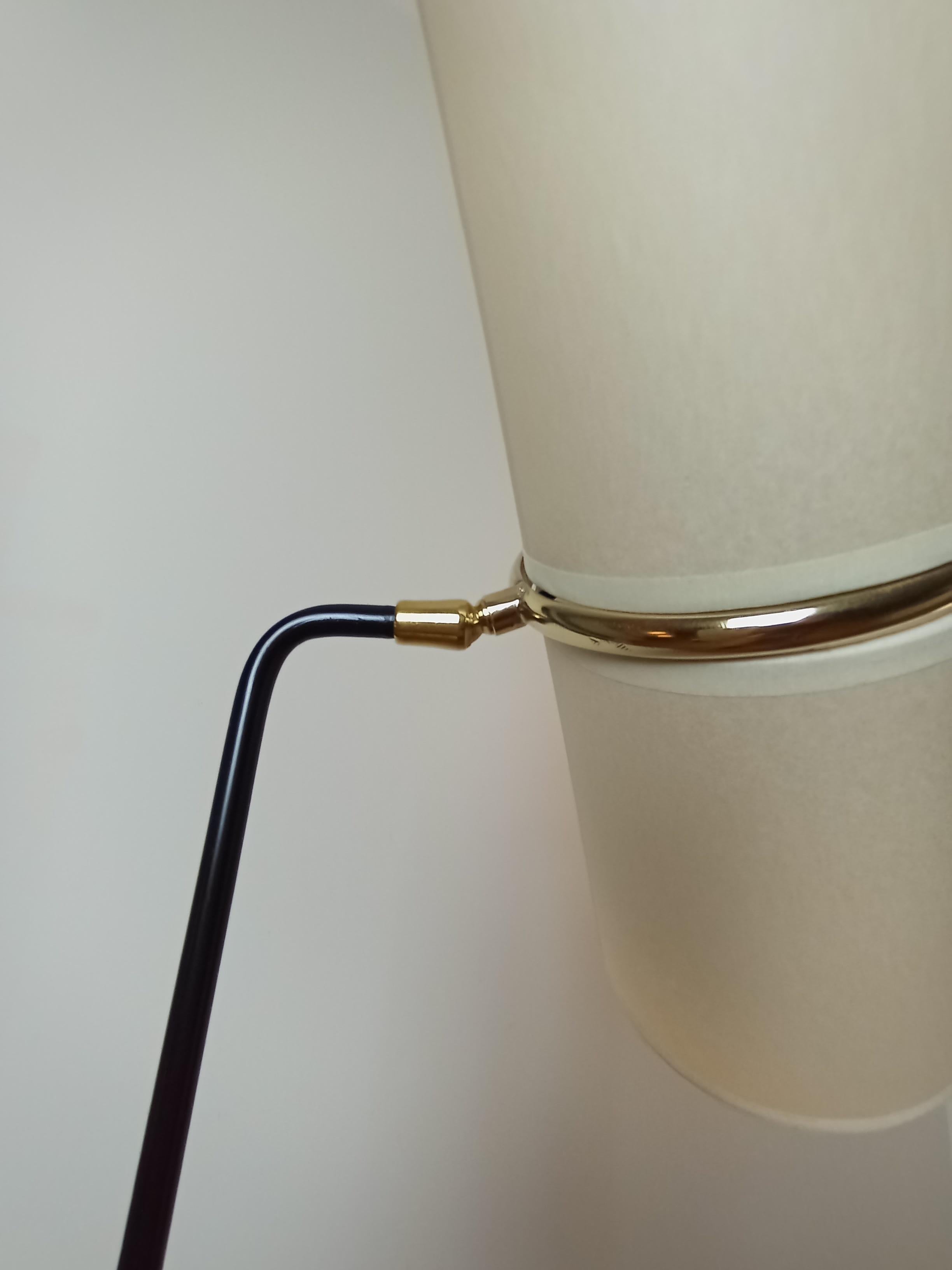 Paire de lampadaires à double éclairage, R. Lunel. en vente 8