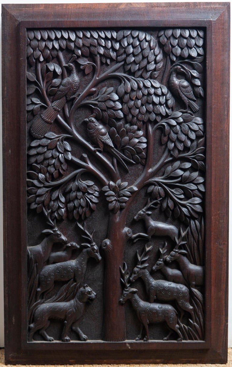 Indian Carved Wood Panels Carved Wood Wall Indian Panels South Quest