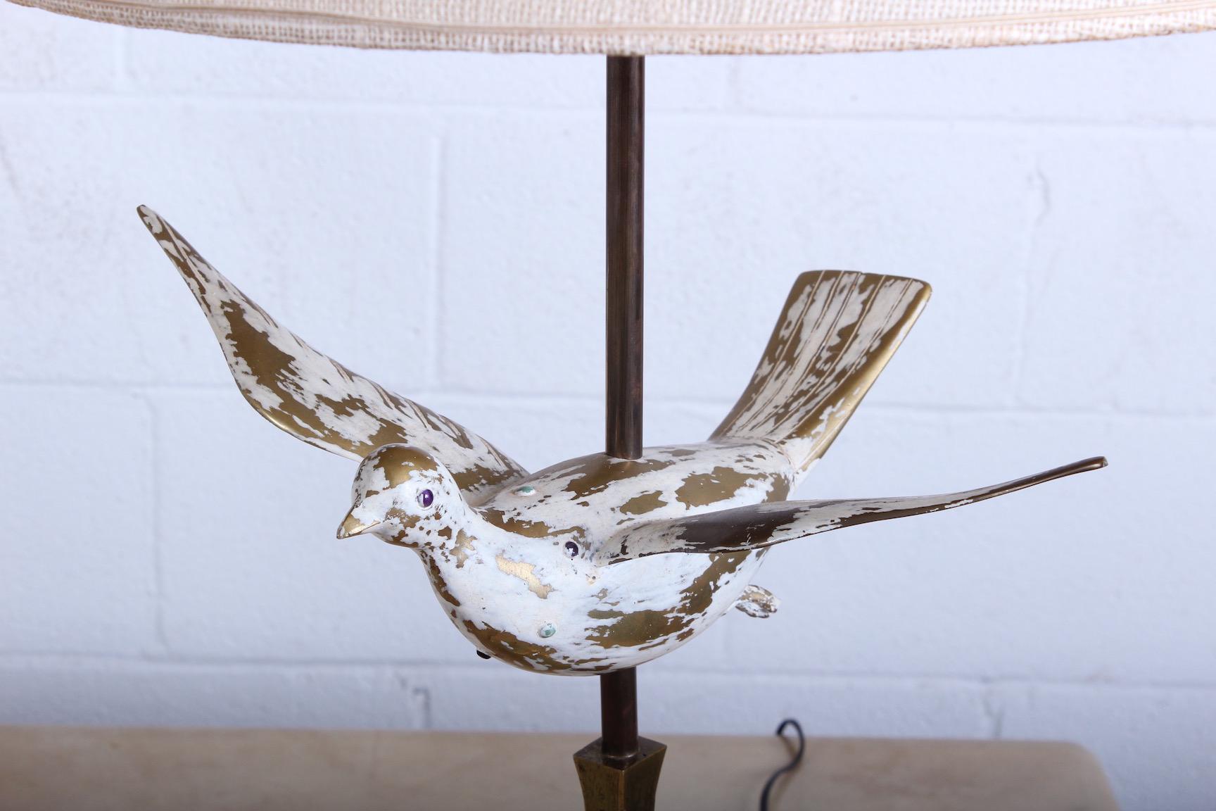 Pair of Dove Lamps by Pepe Mendoza 1