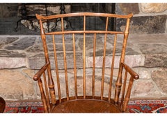 Pair Of  D.R. Dimes Bird Cage Windsor Arm Chairs