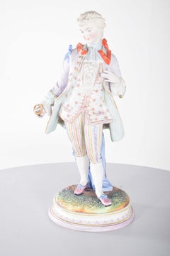 Pair of Dresden Porcelain Sculptures