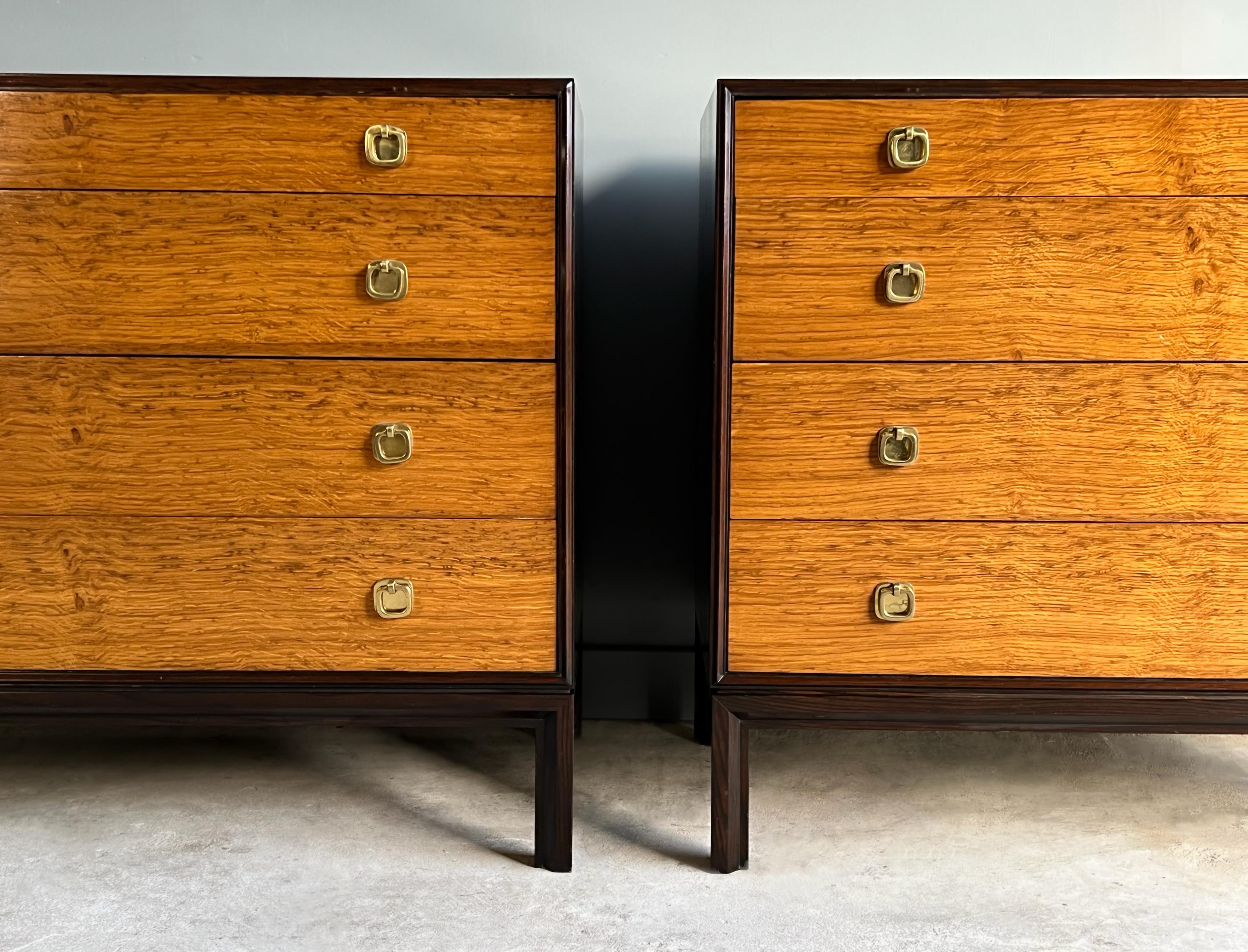 Mid-Century Modern Pair of Dresser Chests by Edward Wormley for Dunbar