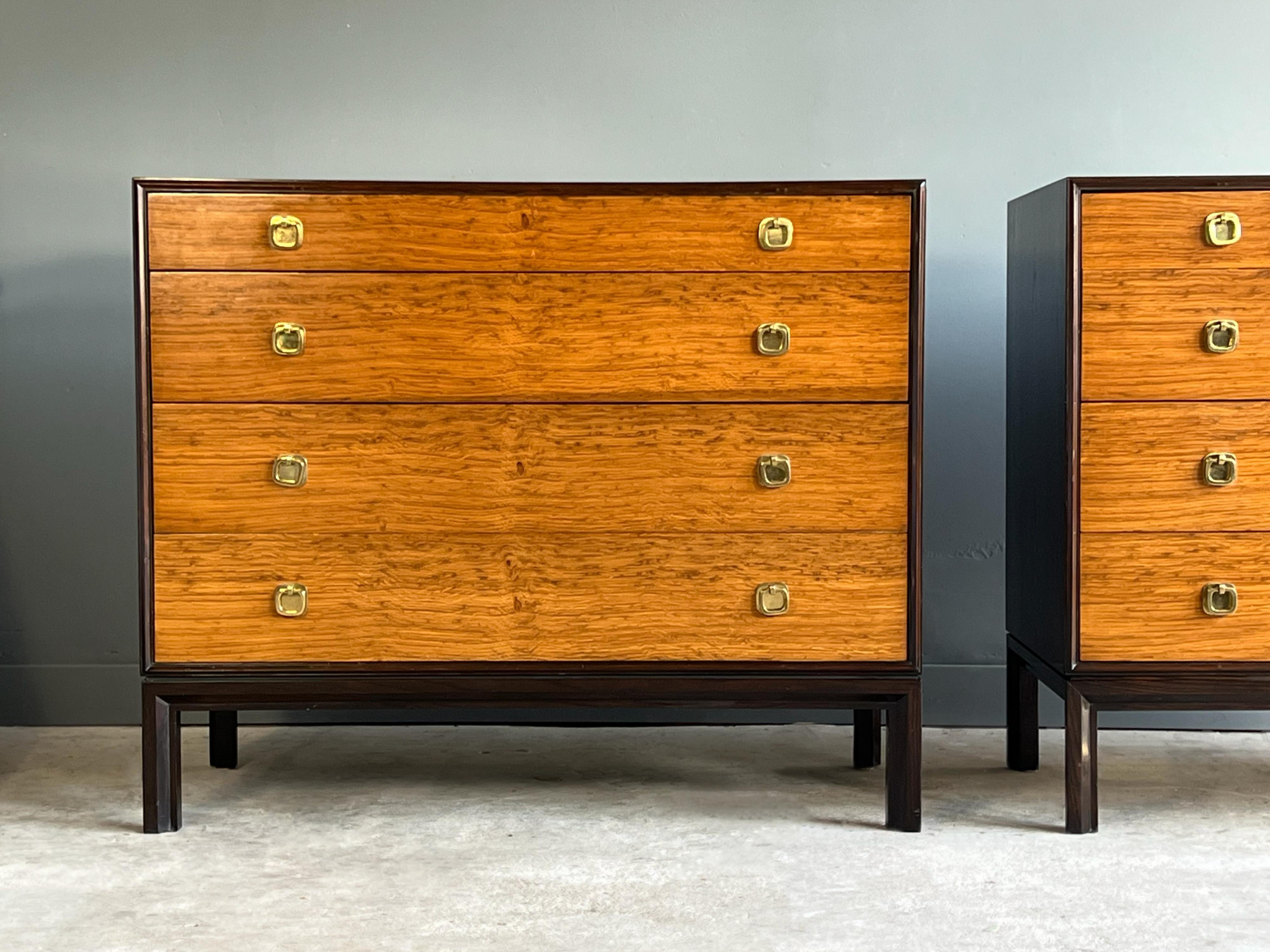 Pair of Dresser Chests by Edward Wormley for Dunbar In Good Condition In Round Rock, TX