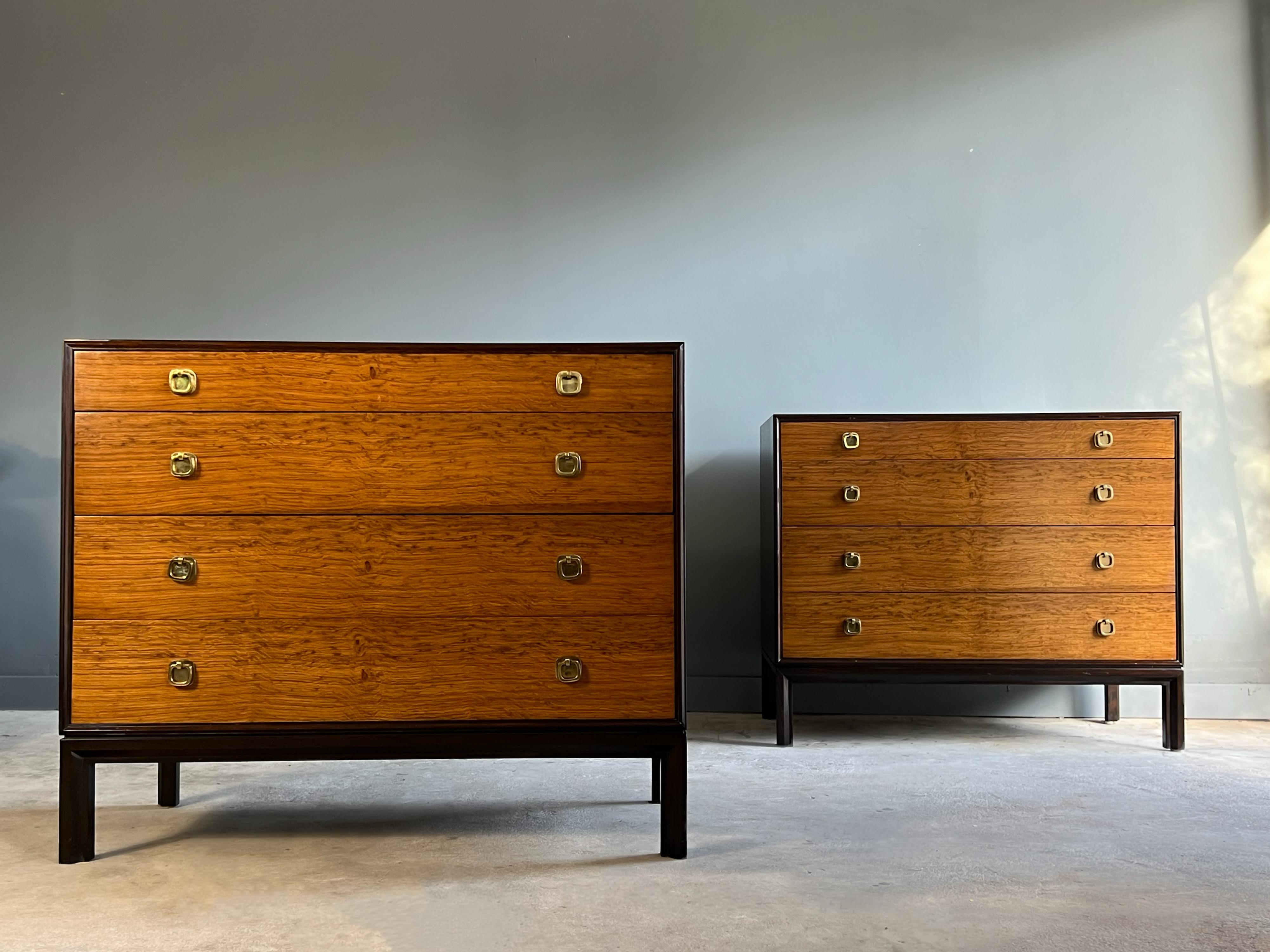 Mid-20th Century Pair of Dresser Chests by Edward Wormley for Dunbar