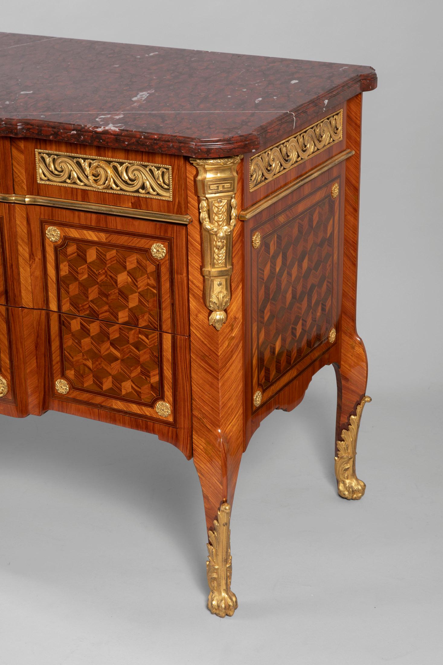 Pair of Dresser, Transition Period 18th Century by Jacques Dautriche For Sale 7