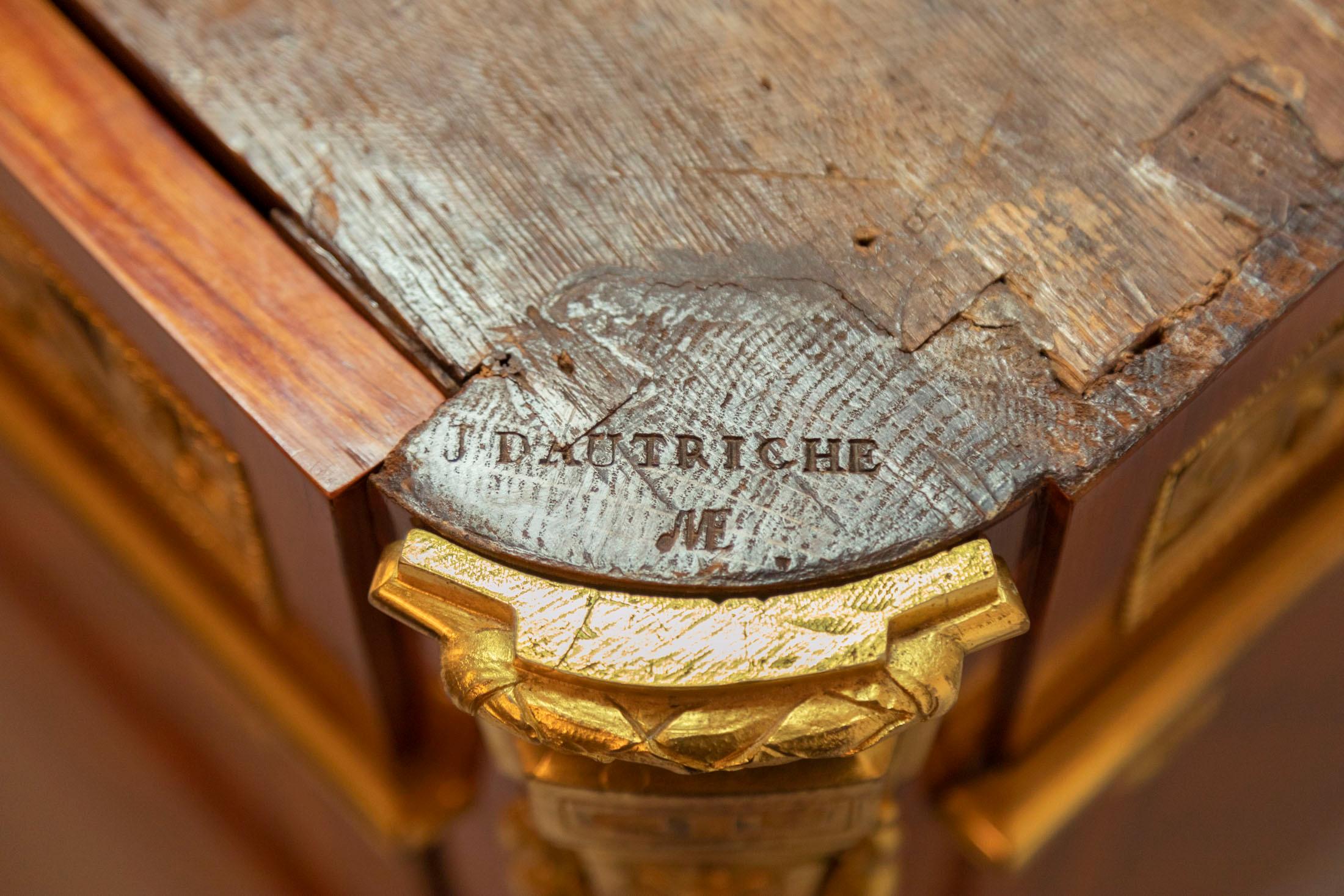 Pair of Dresser, Transition Period 18th Century by Jacques Dautriche For Sale 11