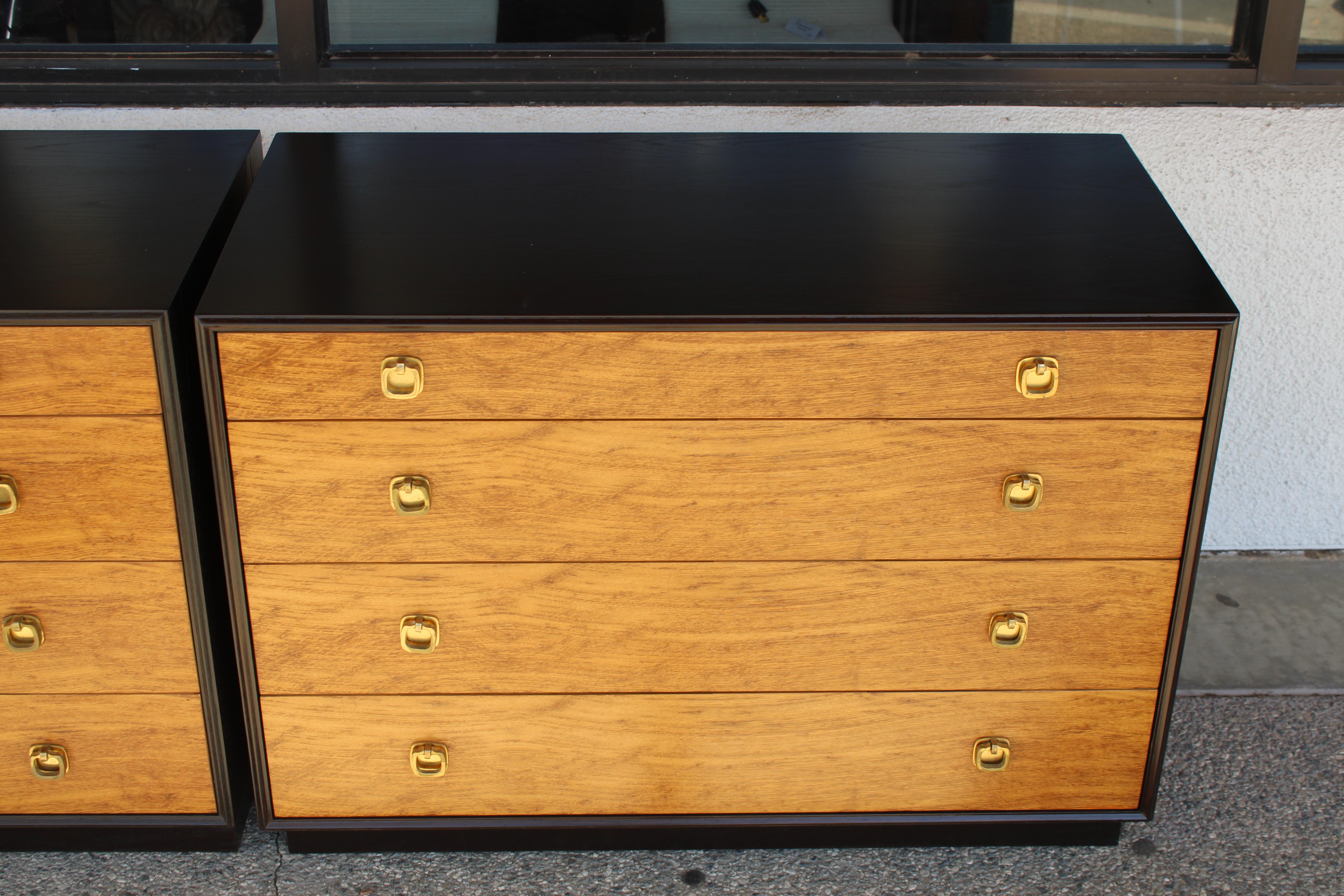 Mid-Century Modern Pair of Dressers by Edward Wormley for Dunbar, Berne Indiana