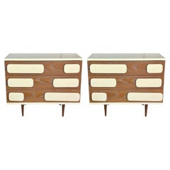 Pair of Dressers in the Style of Gio Ponti modeled after Parco Dei Principi