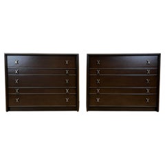 Pair of Dressers / Nightstands by Paul Frankl for Johnson Furniture