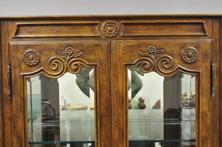 Pair of Drexel Heritage Old Continent Lighted Curio China