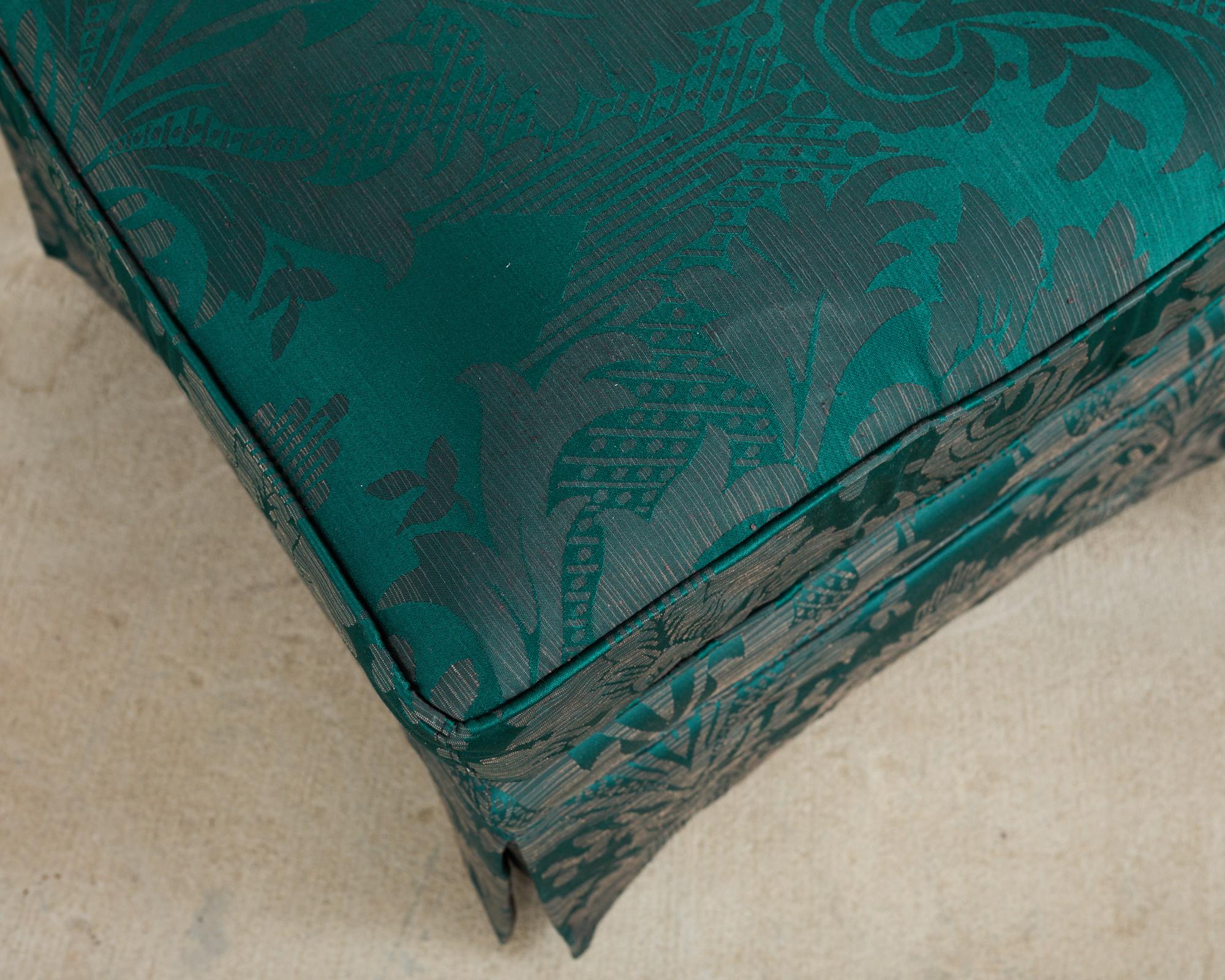 Paire de fauteuils Drexel Heritage en tissu de style Fortuny en vente 6