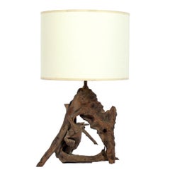 Pair of Driftwood Lamps