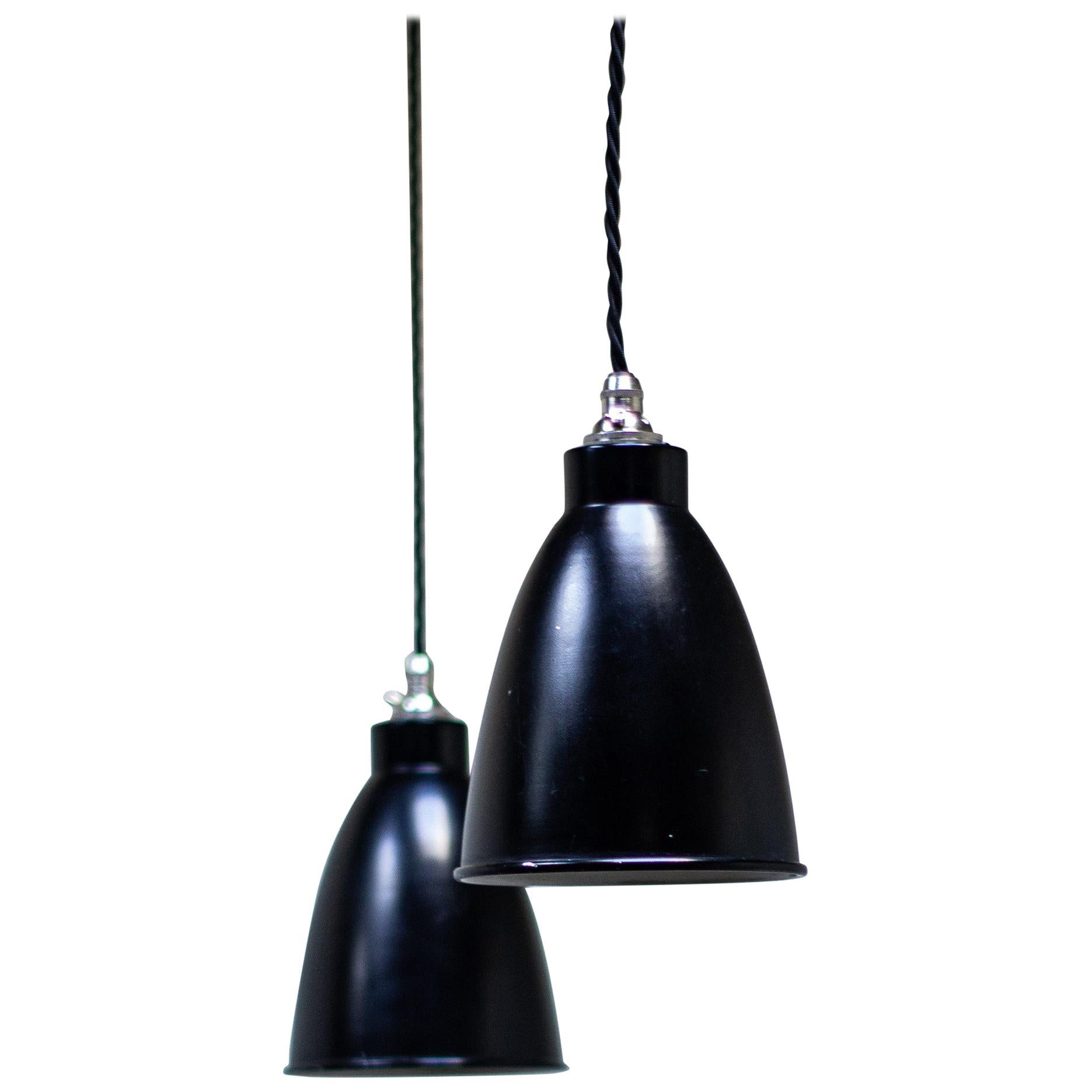Pair of Drop Pendant Lights by Dutch Company Philips, 1960s