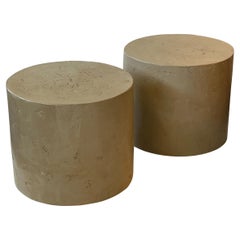 Pair of Drum Side Tables by Steve Chase