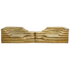 Pair of DS1025 Terrazza Lounge Sofas for De Sede, 1974
