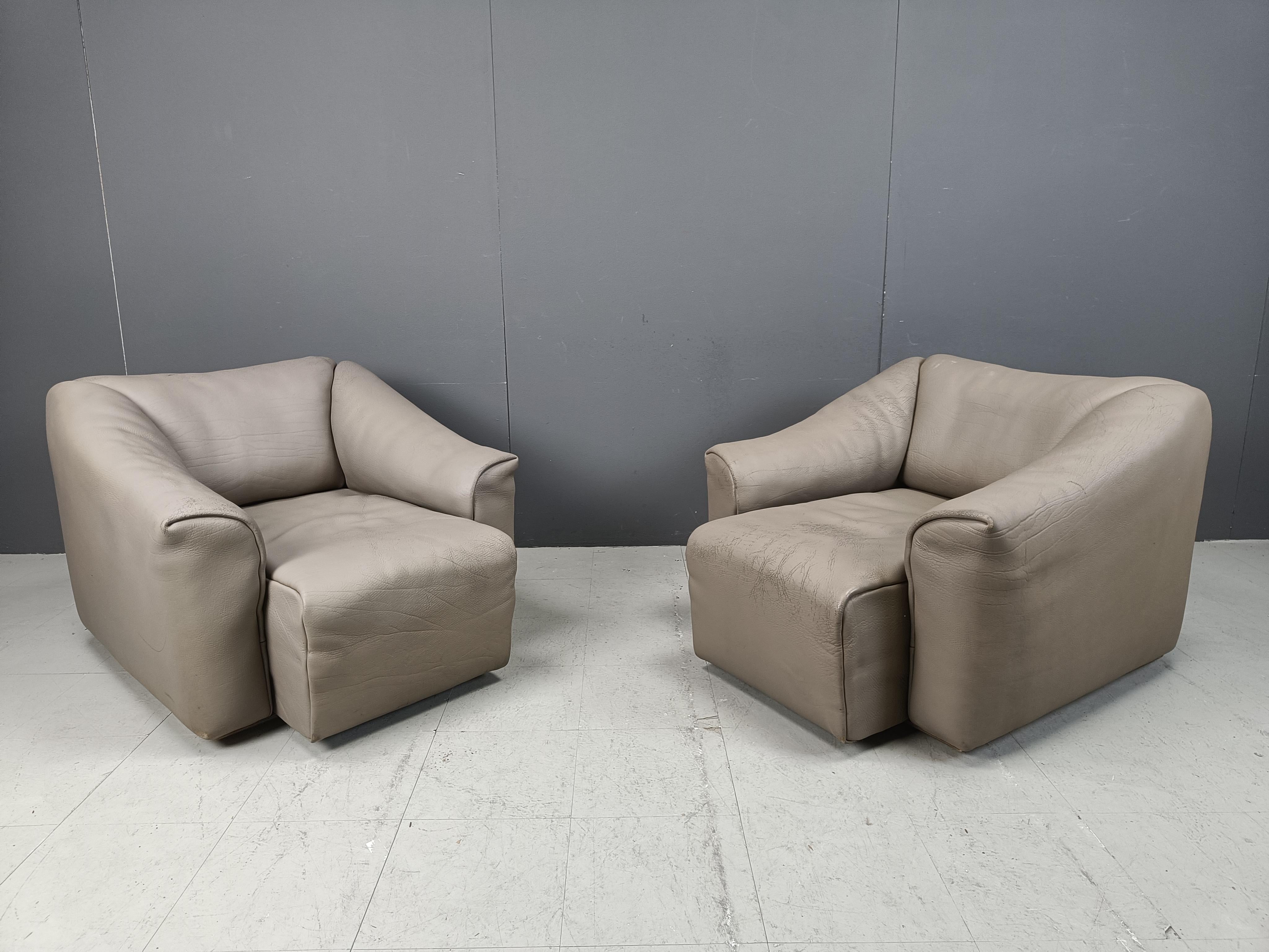 Coppia di poltrone DS47, anni '70 in vendita 3